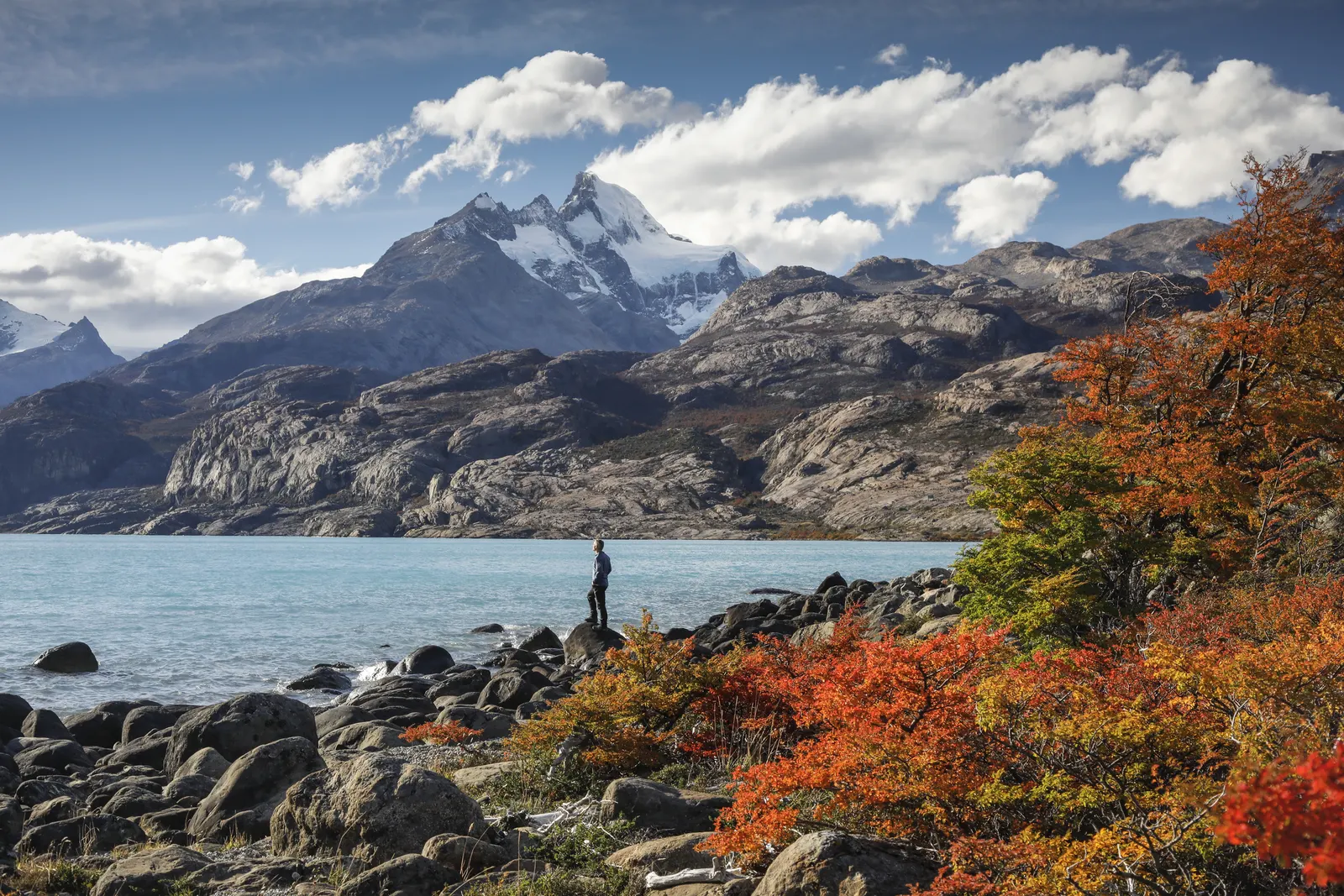 The north arm of Lago Argentino in autumn, near Estancia Cristina